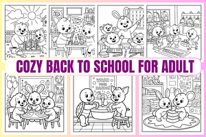 Cozy Back To School For Adults, a Decorative Illustration by Coco Bloom