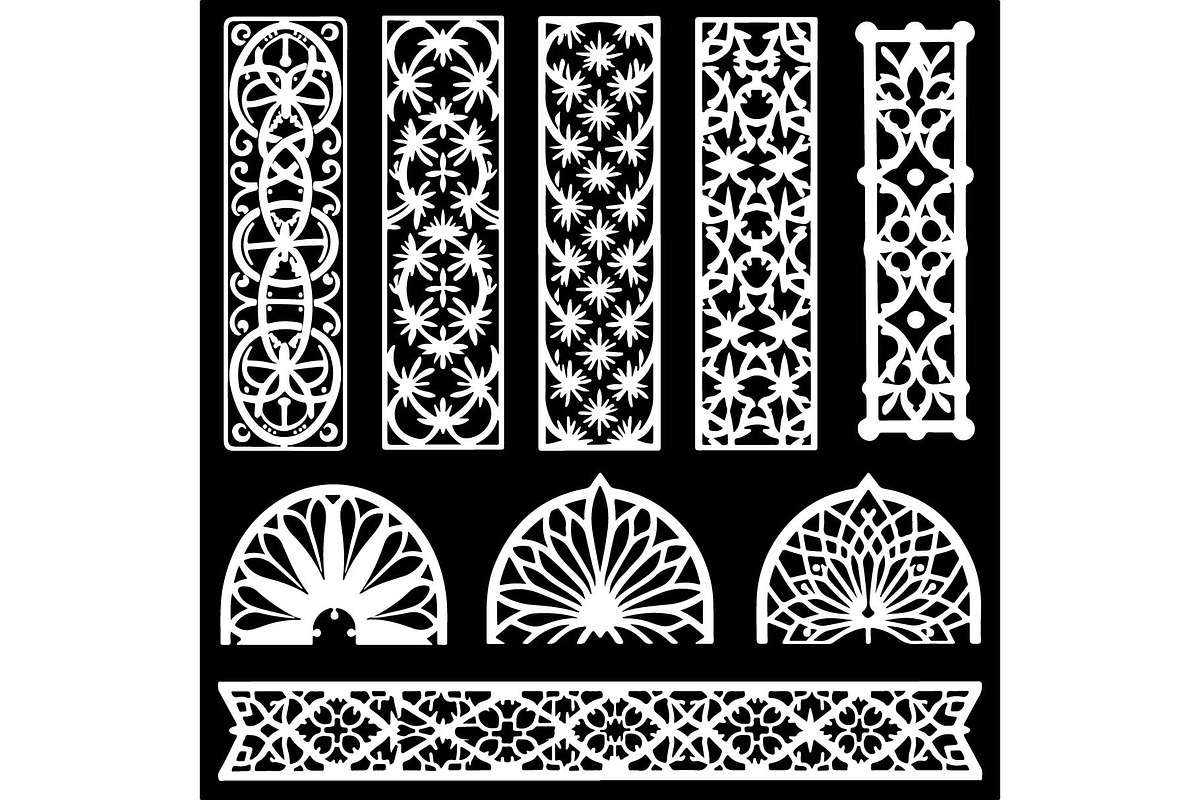 Ornamental Panel SVG Bundle, an Object Graphic by Creativeshirt (Photo 13 of 13)
