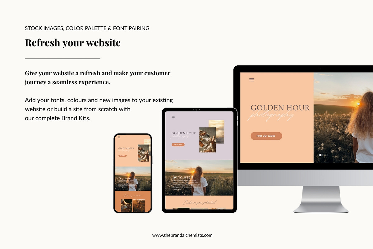 Golden Hour Brand Kit Vol 2, a Branding & Logo Template by The Brand Alchemists (Photo 4 of 10)