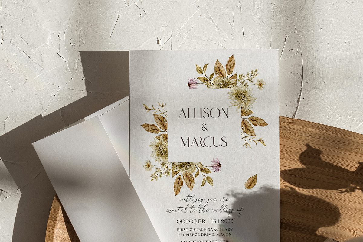 AUTUMN DREAMS watercolor collection, a Seasonal Illustration by long summer (Photo 13 of 18)