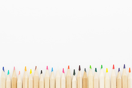 Stock Photo - Colored Pencils #03, an Arts & Entertainment Photo by Savvy Stock Shop