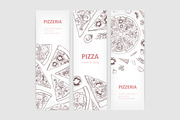 Slices of different pizza types, a Food Illustration by Good Studio (Thumbnail 7 of 19)