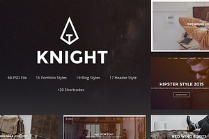 Knight - Corporate and Shop PSD