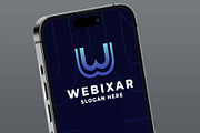 Web Digital Letter W Logo, a Branding & Logo Template by Design_Planet (Thumbnail 2 of 3)