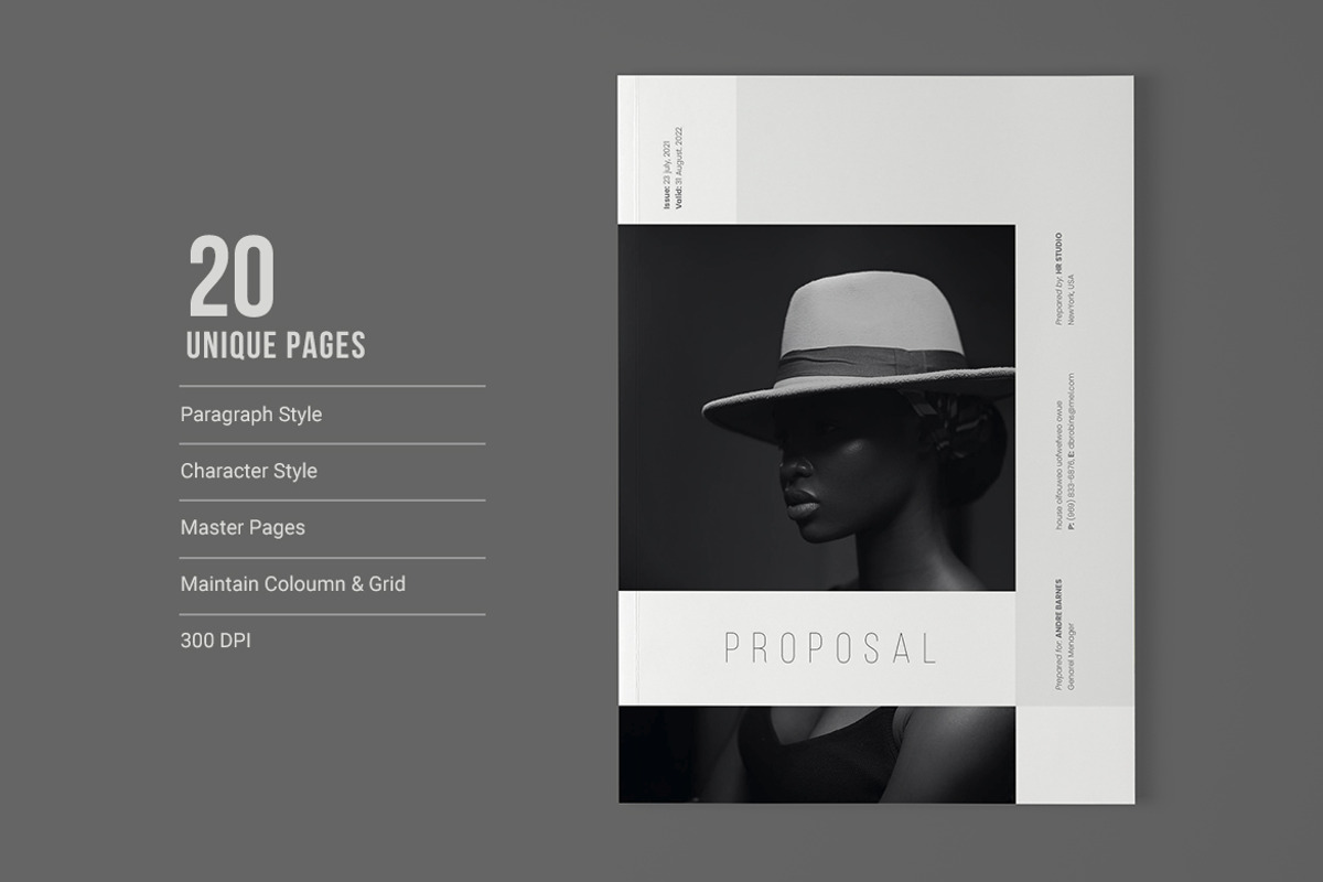 Business Proposal, a Brochure Template by HR Studio (Photo 1 of 11)