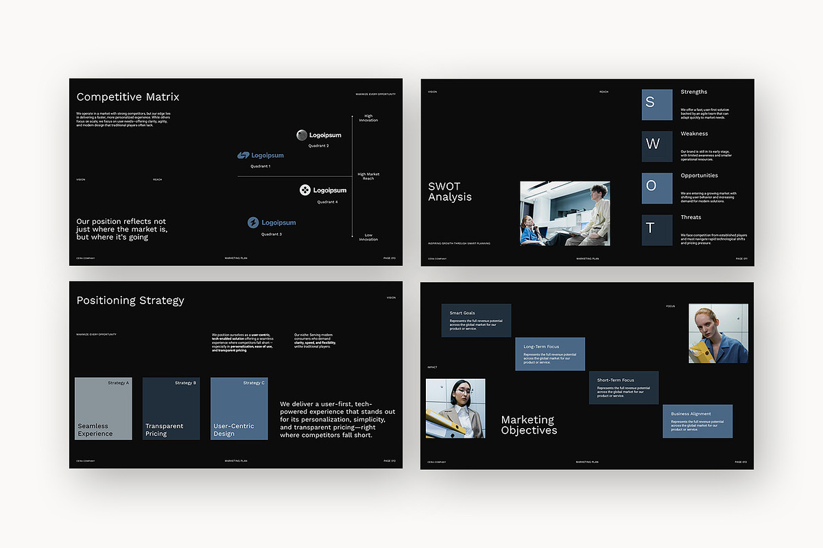 Cera : Marketing Plan Powerpoint, a Presentation Template by Punkl Camp (Photo 13 of 16)