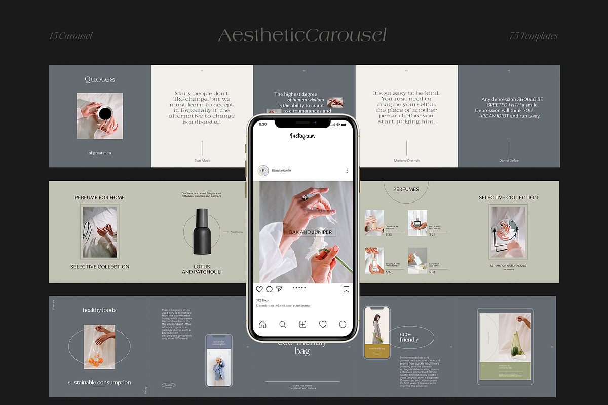 CAROUSEL - Instagram Templates, a Social Media Template by BlancheStudio (Photo 4 of 7)