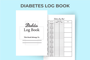 Diabetes Logbook KDP Interior Vector