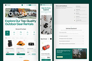 Hiking & Outdoor Activities Website, an UI Kit Template by peterdraw (Thumbnail 4 of 7)