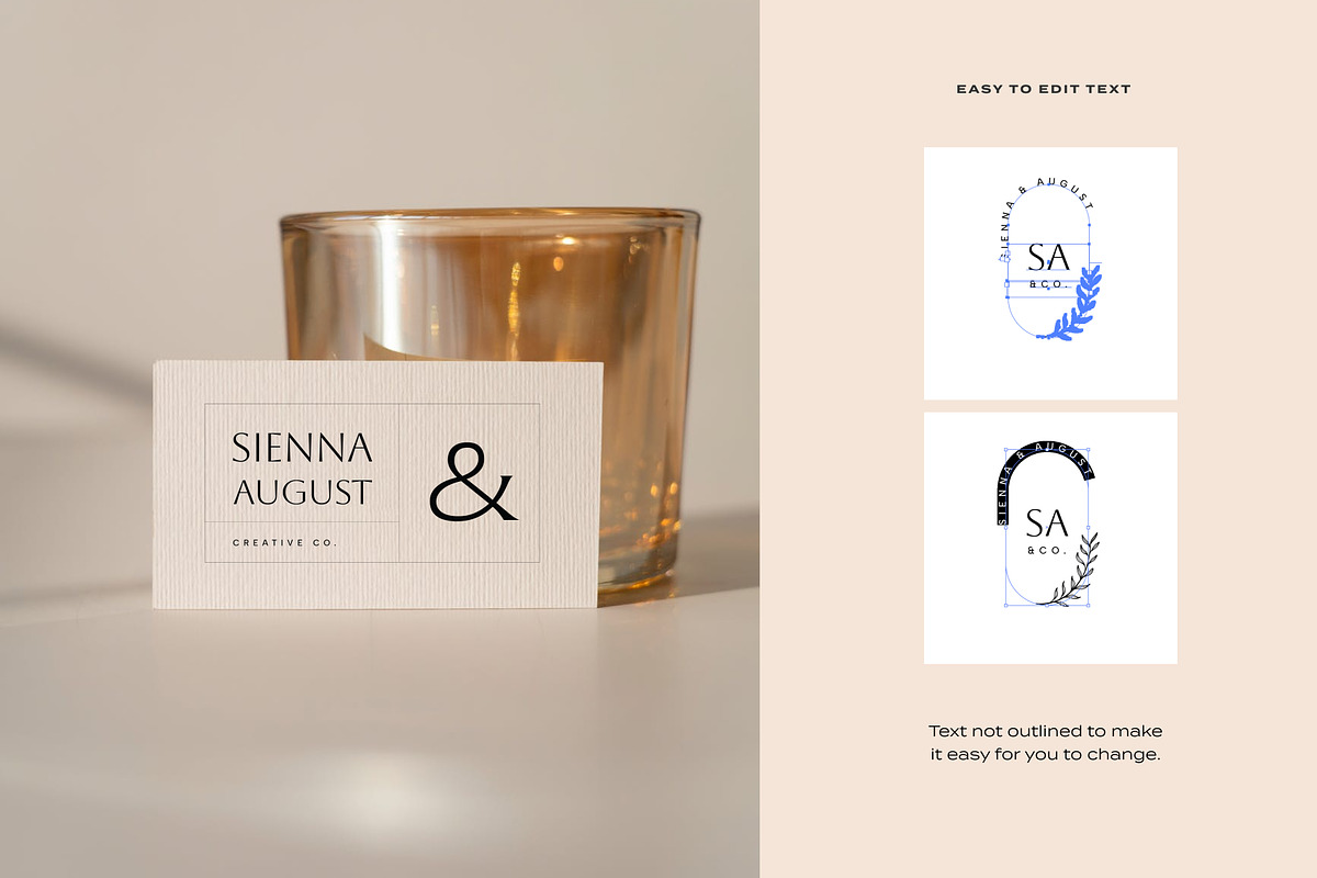 Minimalist Logo Pack for Designers, a Branding & Logo Template by Squarebase Templates (Photo 5 of 7)