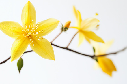 Delicate yellow flower blooms, a Nature Photo by MistyDay