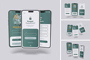 Mobile App Mockup, an iPhone Mockup by xavier_studio (Thumbnail 1 of 5)