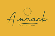 Amrack Signature Font, a Script Font by Morand Union (Thumbnail 7 of 7)