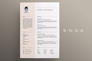 Word Resume & Cover Letter, a Resume Template by SupaTemplates (Thumbnail 1 of 4)