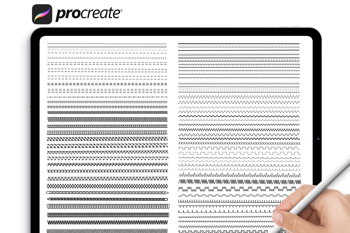 Fashion Design Sewing Patterns Brush, a Brush Add-On by HYDNSTUDIO (Photo 2 of 3)