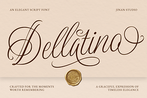 Dellatino - An Elegant Script Font
