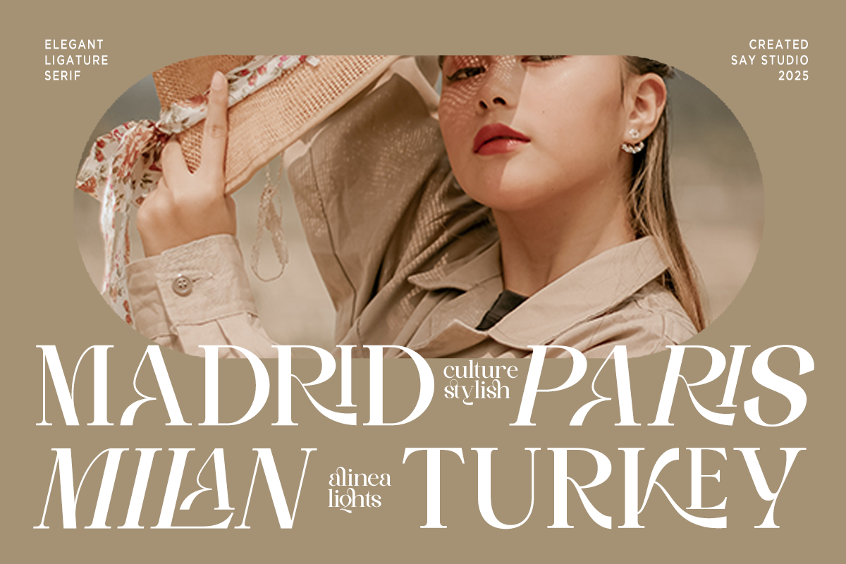 Kavorie - Luxury Ligature Serif Font, a Serif Font by Say Studio (Photo 7 of 11)