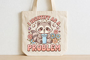 Funny Raccoon Identify As a Problem, a Seasonal Illustration by CraftArtStudio (Thumbnail 2 of 4)
