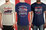 Racing Car T-shirt Design Collection, an Object Graphic by bazzier_graphik (Thumbnail 4 of 5)