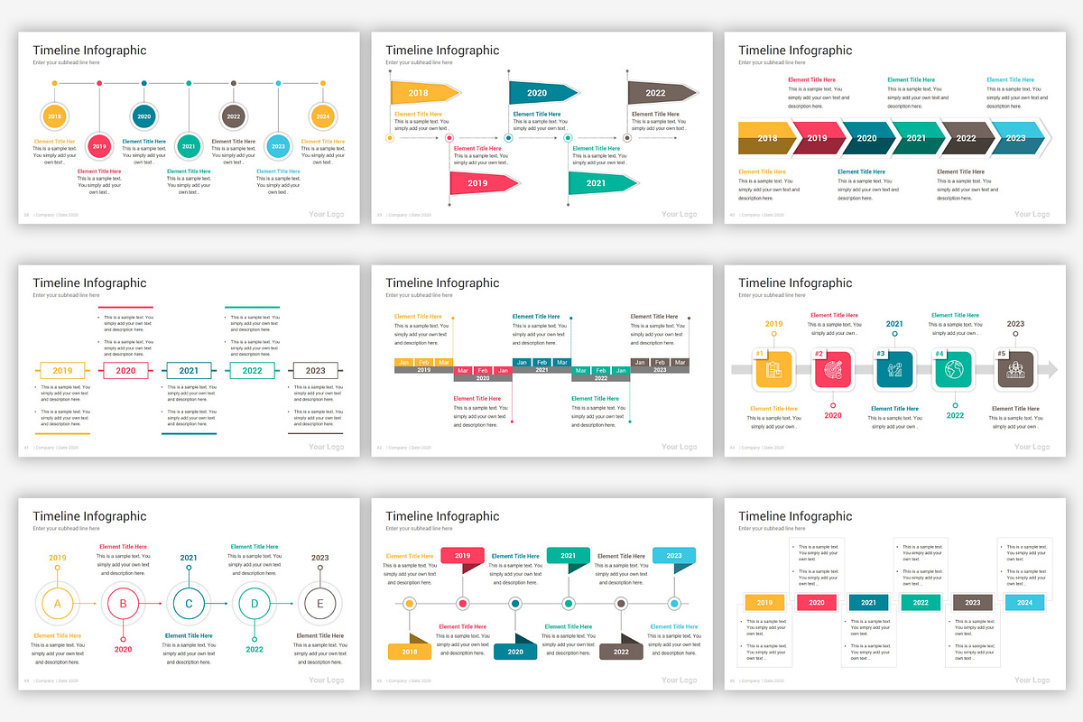 Timeline PowerPoint Template, a Presentation Template by SlideOne (Photo 9 of 12)