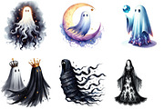 Enchanted Contrast Ghost Halloween, an Illustration by DreamArtGraphic (Thumbnail 2 of 5)
