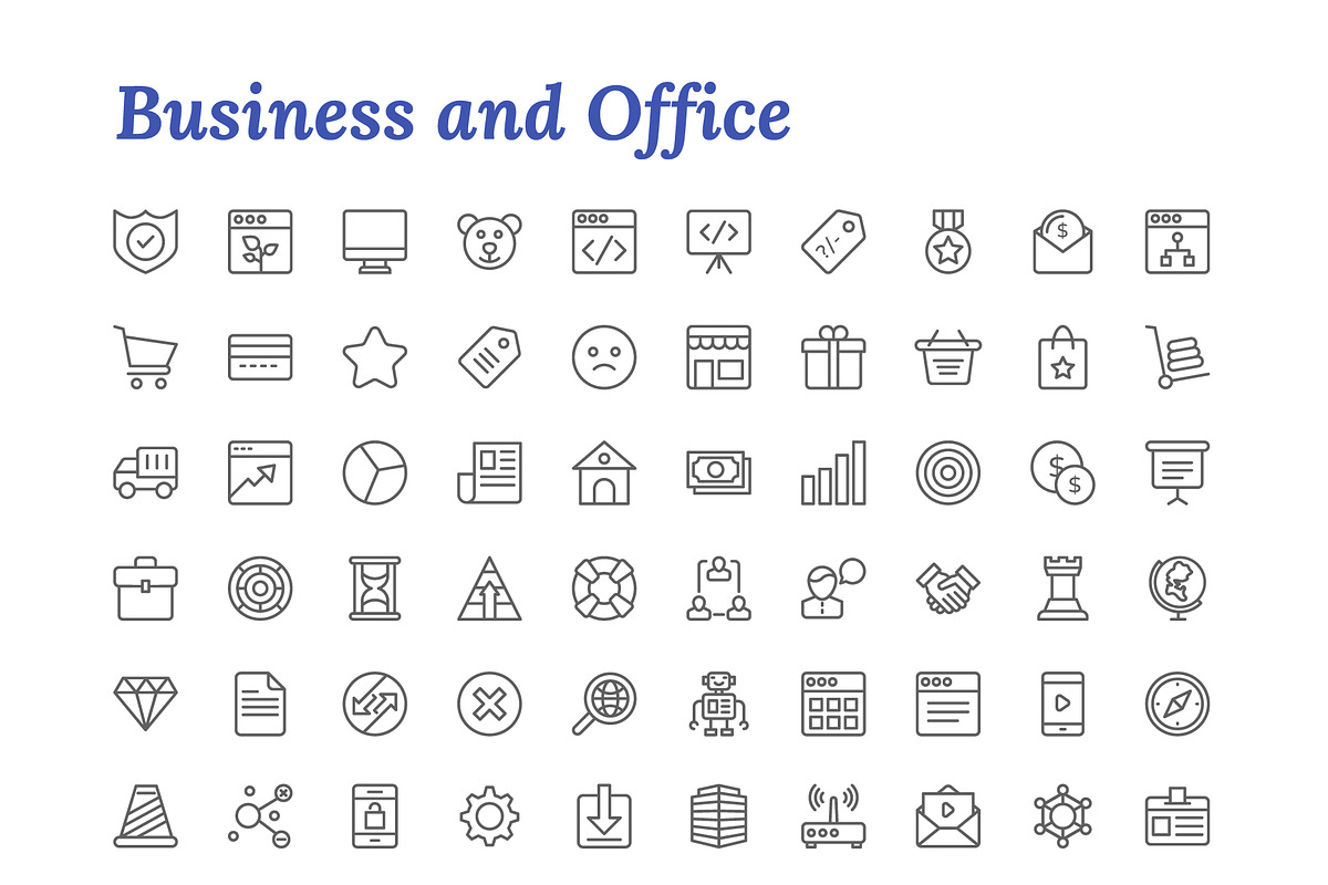 7671 Line Icons, an Outline Icon by Vectors Market (Photo 6 of 24)