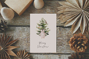 Watercolor Woodland Christmas, an Animal Illustration by Jenteva Art (Thumbnail 3 of 14)