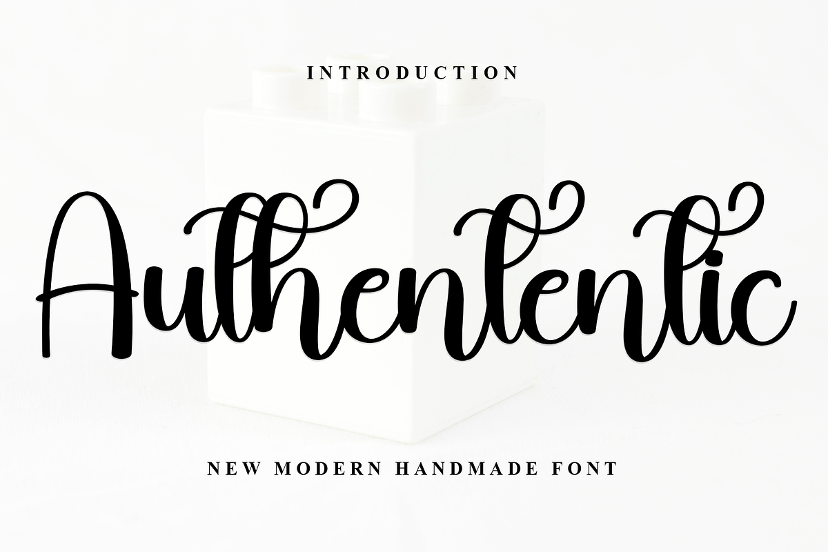 Authententic, a Handwritten Font by InermediaSTUDIO (Photo 1 of 8)
