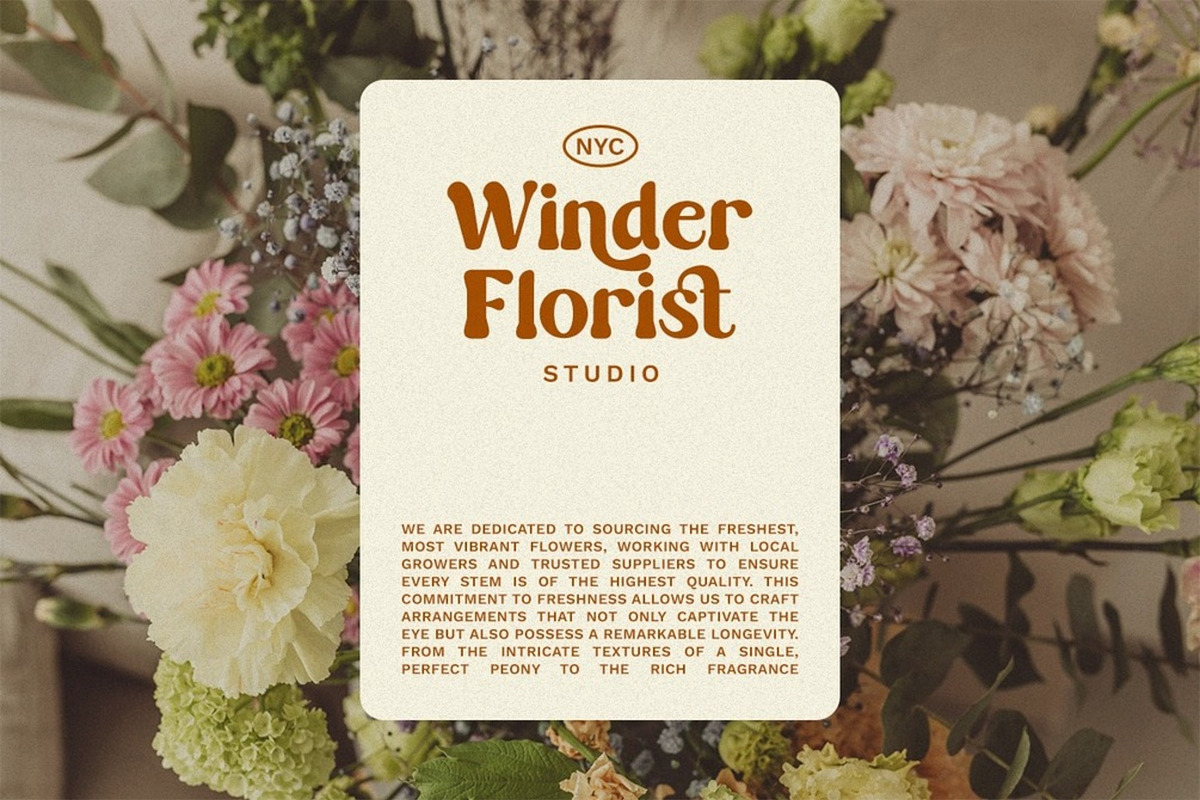 Camstey – Groovy Display, a Script Font by Muwatta Studio (Photo 5 of 8)