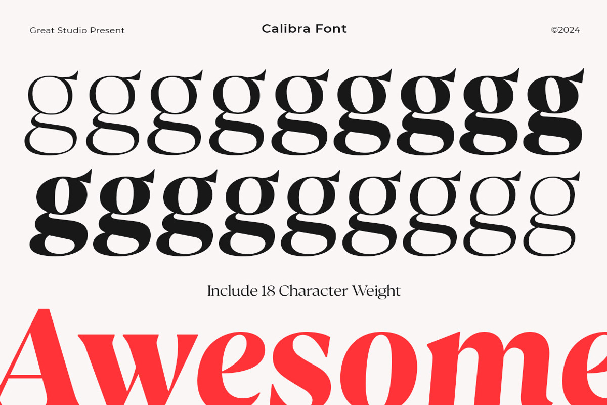 Calibra 20 Fonts | Save 40%, a Serif Font by Mulkan Nazir (Photo 14 of 17)