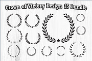 Crown of Victory Laurel Wreath, an Object Graphic by Designs_River (Thumbnail 1 of 16)