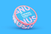 Snus Chewing Tobacco - 4 PSD Mockup, a Packaging Mockup by easymock 2 (Thumbnail 9 of 12)