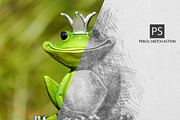 Pencil Sketch Photoshop Action preview 2