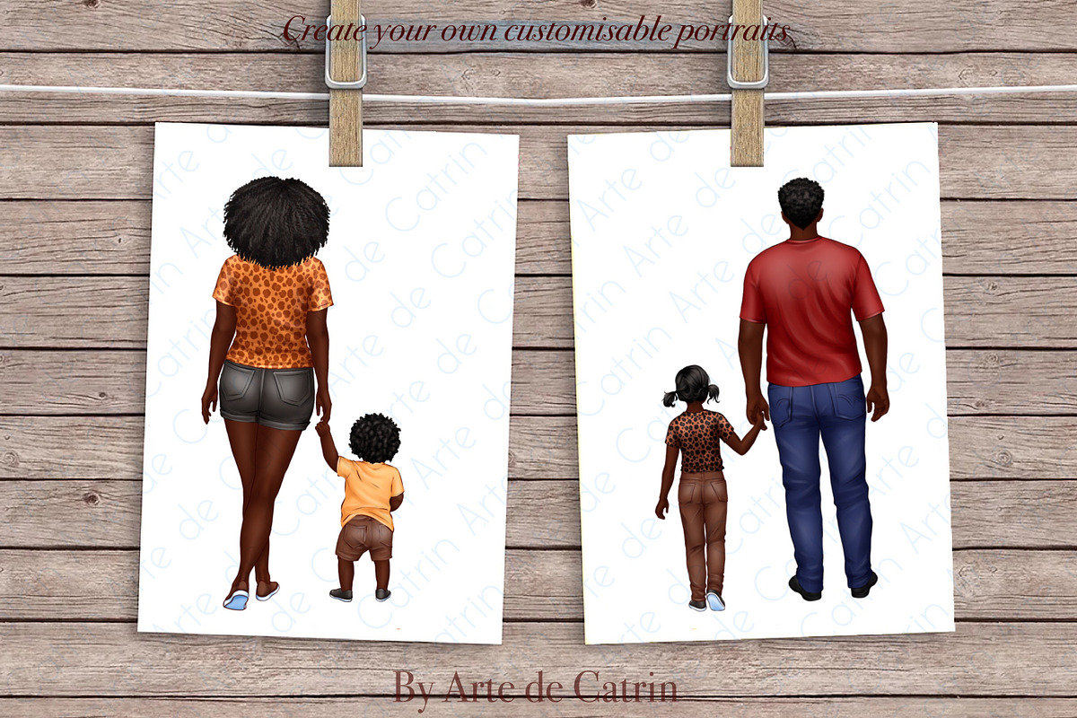 Our Huge Family Clipart, Parents, a Person Illustration by ArtedeCatrin (Photo 8 of 10)