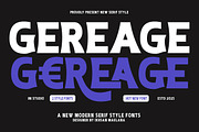 Gereage, a Sans Serif Font by IM Studio (Thumbnail 1 of 9)
