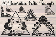 Decorative Celtic Triangle Floral, an Object Graphic by Creativeshirt (Thumbnail 1 of 18)