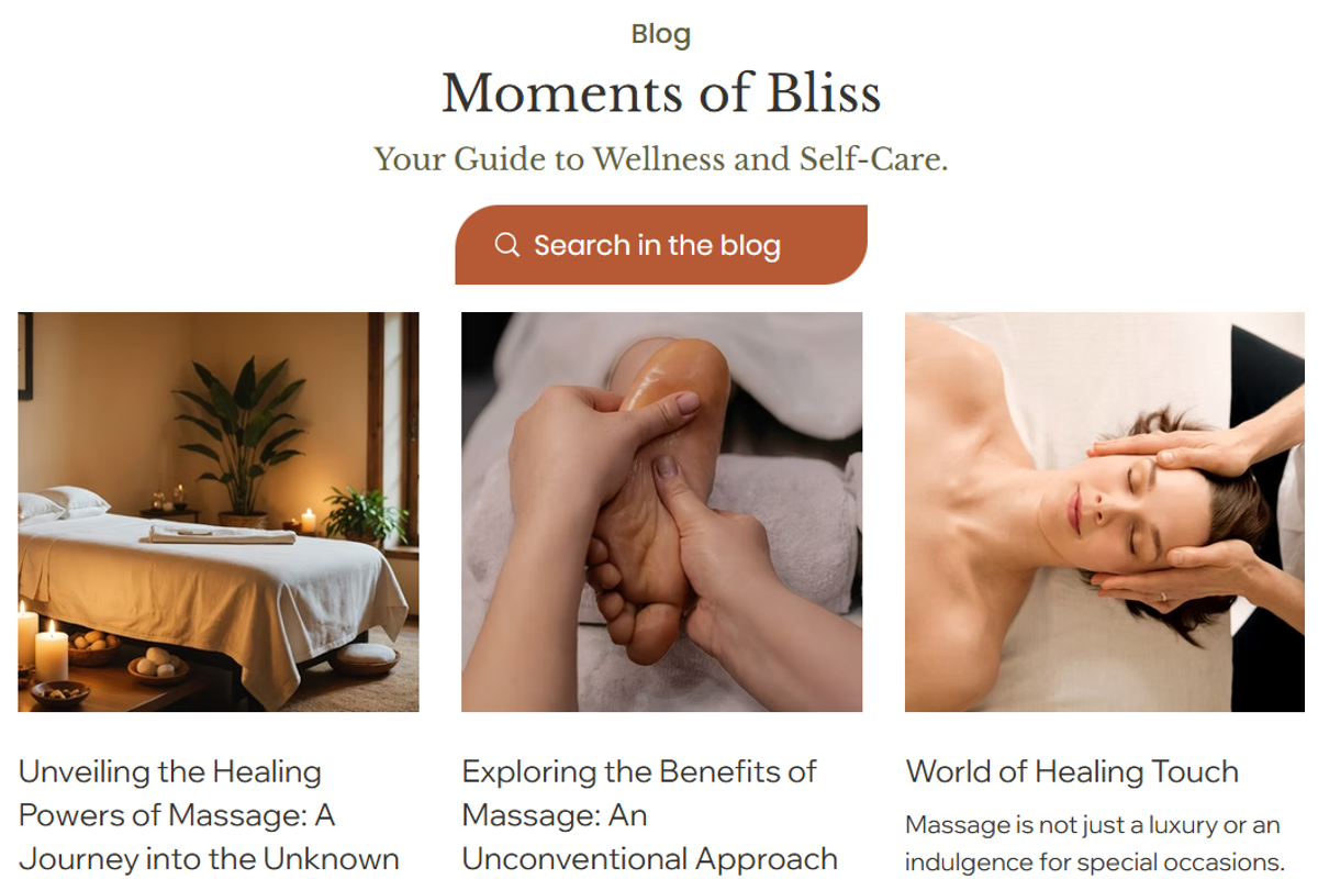 Spa - Wix Studio Website preview 5