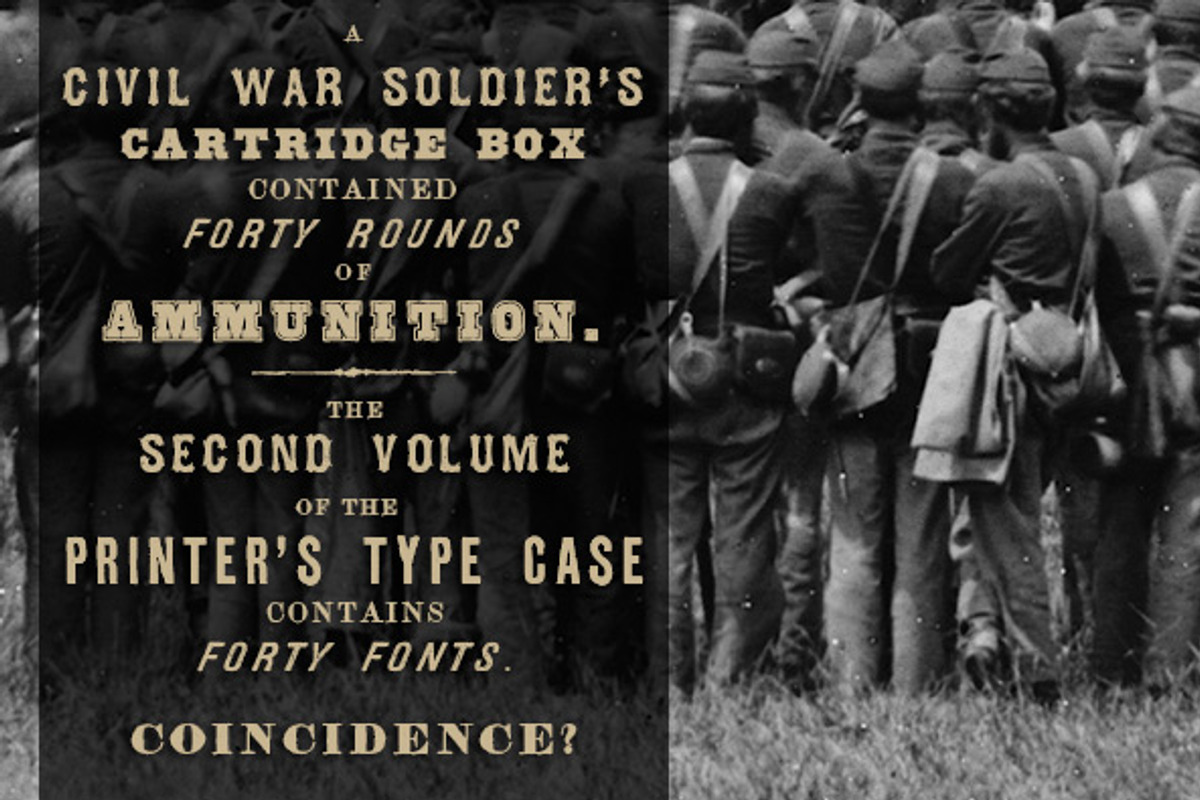 40 Fonts from the Civil War Era preview 5