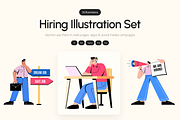 Hiring Illustrations Art Set, a Work Illustration by Creative Stall (Thumbnail 1 of 9)