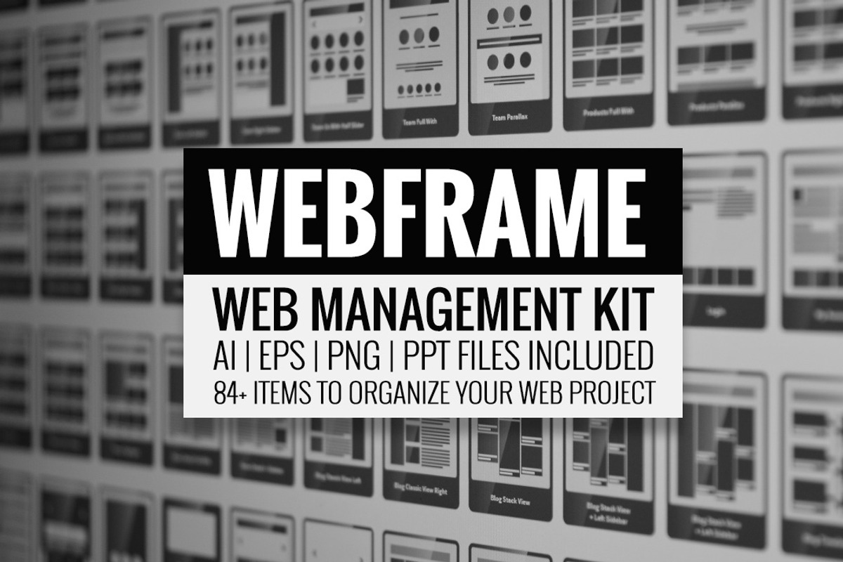 WEBFRAME Site Management Kit, a Presentation Template by DesignSomething