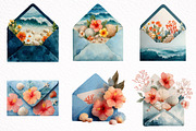 Whimsical Summer Envelope Clipart, an Illustration by DreamArtGraphic (Thumbnail 5 of 8)