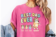 Best Dad Ever T-Shirt PNG, a Seasonal Illustration by DreamCafeArt (Thumbnail 1 of 4)