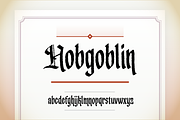Hobgoblin - fantasy font, a Blackletter Font by SelfBuild Type (Thumbnail 6 of 8)