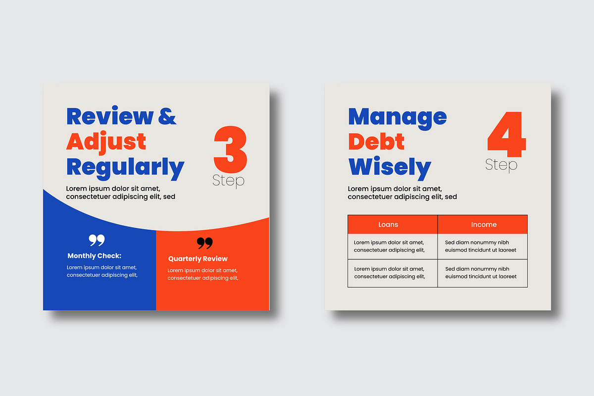 Financial Guidelines Social Media, a Social Media Template by MightyDesign (Photo 1 of 8)