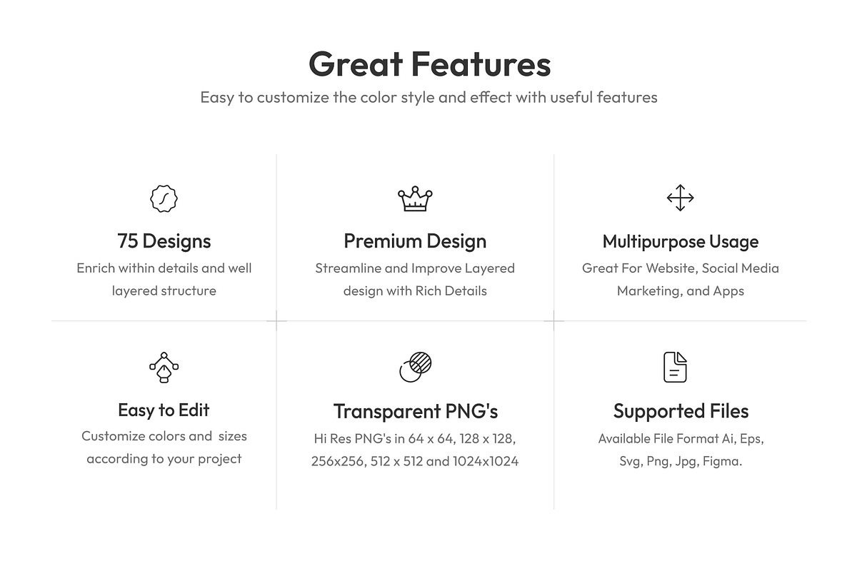 Skills and Expertise Icons, an Outline Icon by Prosymbols (Photo 2 of 5)