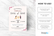 Modern Beige Wedding Invitation Temp, an Invitation Template by Snapybiz (Thumbnail 6 of 8)