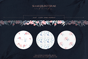 Watercolor Col. Dainty Blossom, a Texture Illustration by Inky Jar Design Studio (Thumbnail 8 of 13)