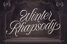 Winter Rhapsody - Calligraphy Font