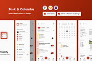 Taskify - Task & Calendar Mobile App, an App Template by trabaskriya (Thumbnail 1 of 5)