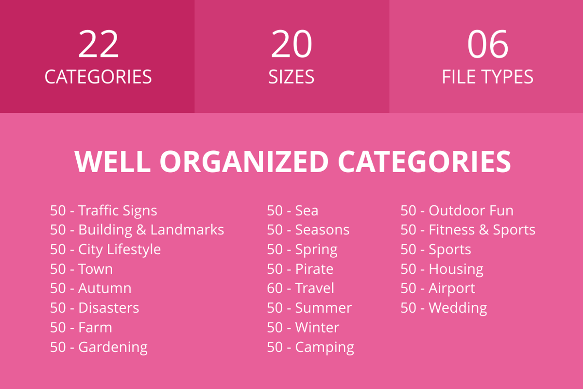 1110 Outdoors Glyph Icons, an Icon by IconBunny (Photo 3 of 6)